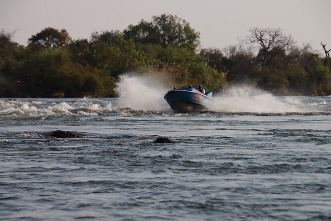 Adrenaline Jet Boat Safari in Victoria Falls - The Rapids and the Shallow Channels