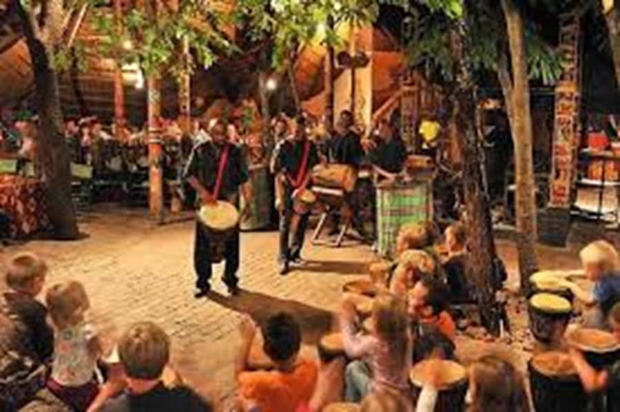 Boma Dinner & Drum Show - Arriving from Victoria Falls town