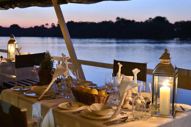 Dinner Cruise on the Zambezi River, Victoria Falls - Four courses, drinks, and a few timing concerns