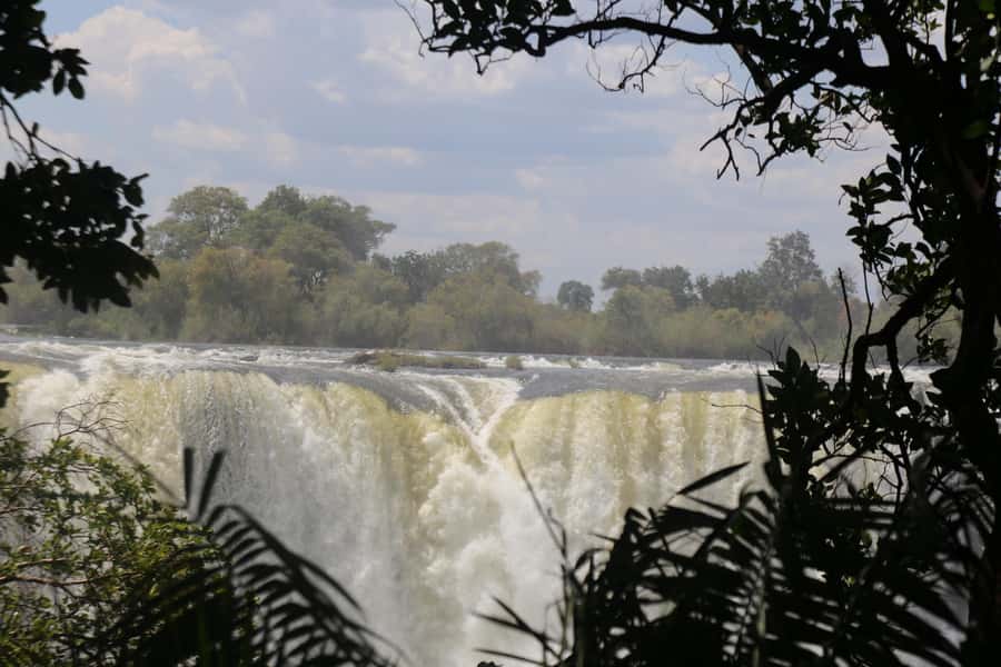 From Livingstone: Day Trip to Victoria Falls, Zimbabwe - The Smoke that Thunders, seen from Zimbabwe