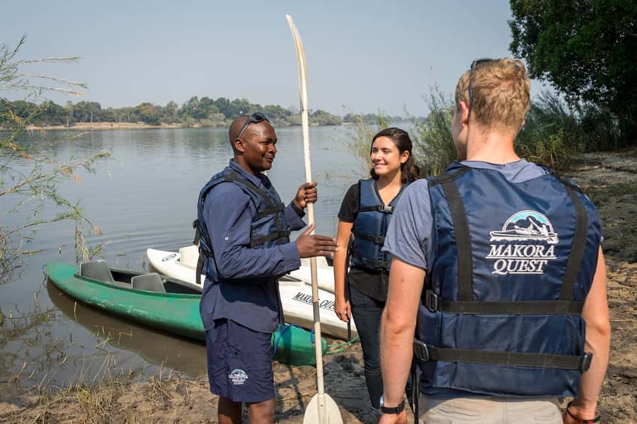 From Livingstone: Full or Half Day Canoe Safari - Key points about the Zambezi canoe safari