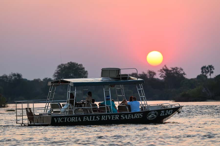From Livingstone: Victoria Falls River Safari - Slowing down around the islands