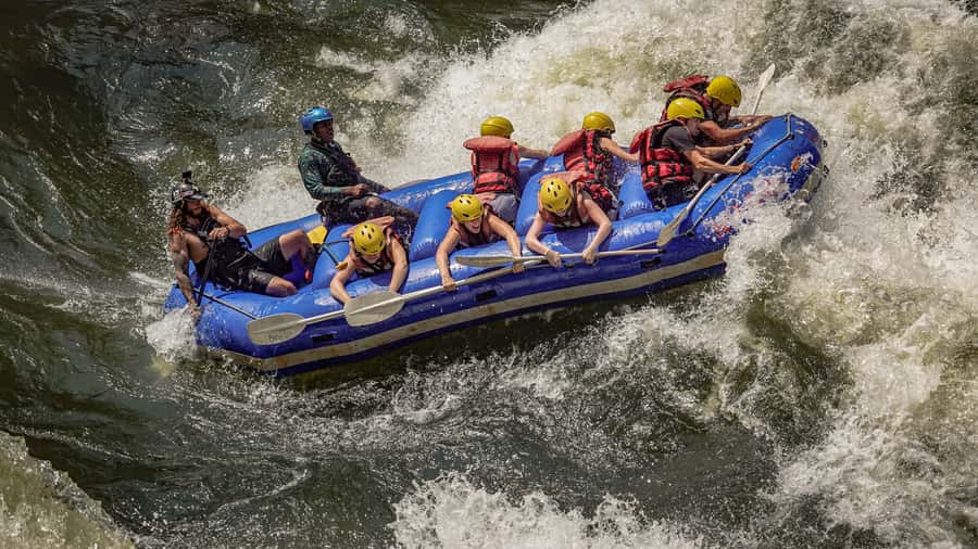 Full Day White Water Rafting Tour - The hike down into Batoka Gorge