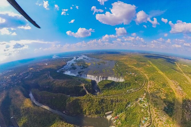 Helicopter Flight Experience Over Victoria Falls - Safety briefing, takeoff, and the first view