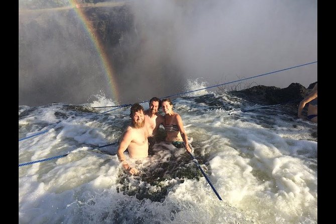 Livingstone Island and Devil's Pool Walking Safari - Walking to the edge of Victoria Falls