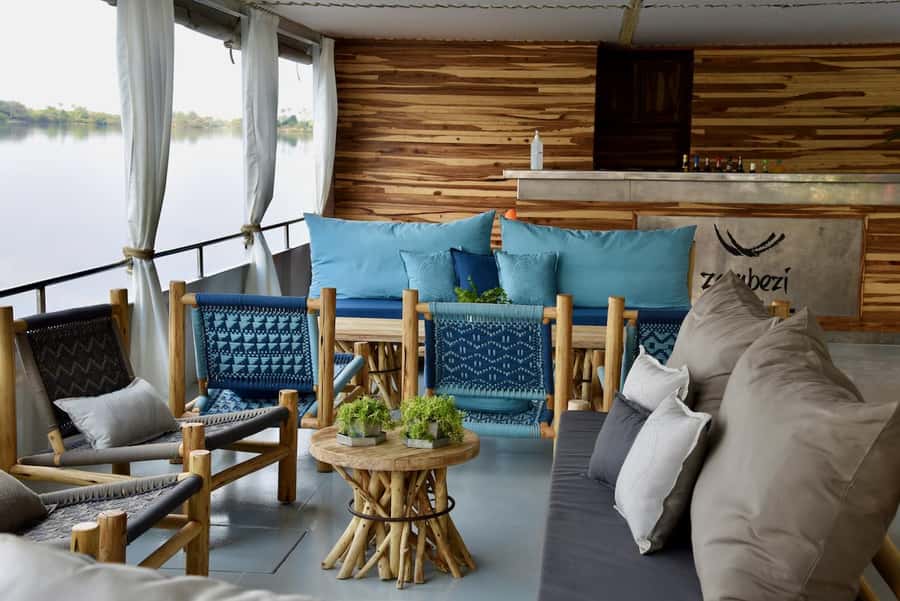 Luxury Cruise : Sunset Boat Cruise on The Zambezi Explorer - Sunset is the grand finale
