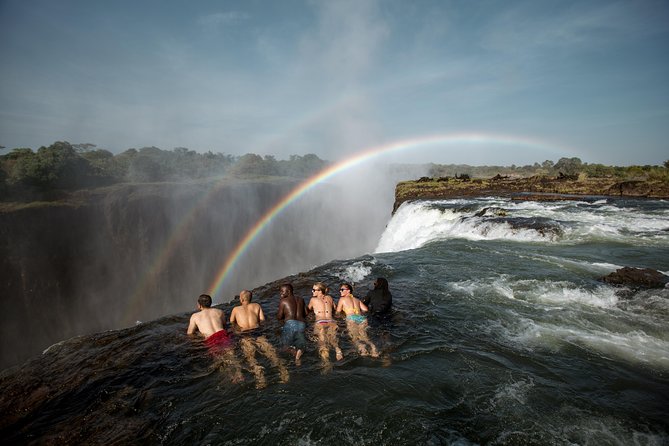 Small-Group Devil's Pool and Livingstone Island Tour - Angel’s Pool keeps the tour possible in high water