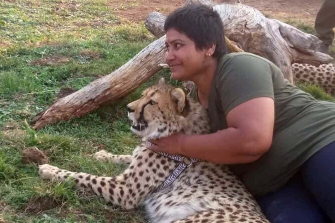 The Cheetah Experience - Walking side by side through the bush