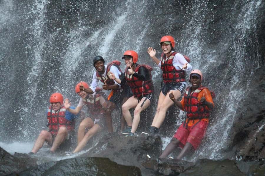 Ultimate Falls Experience - Tour, Abseil, Swim & Hike - Preparing for the 110-Meter Abseil
