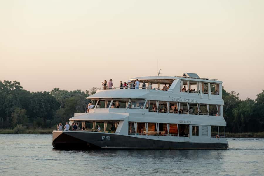 Victoria Falls: 2-Hour Luxury Zambezi River Sunset Cruise - Upstream on the Zambezi