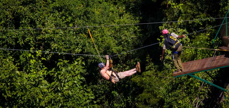 Victoria Falls: Canopy Tour with Transfers - Flying through the Zambezi gorge forest