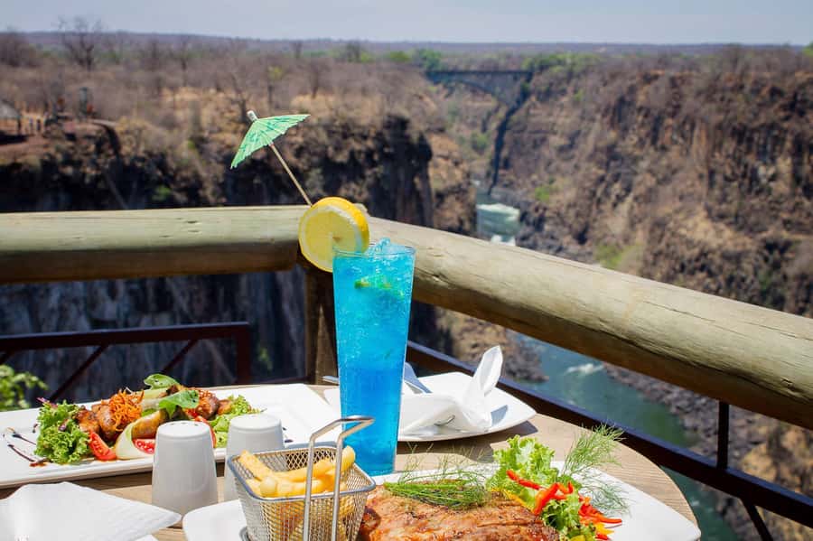 Victoria Falls: Cultural Tour with High Tea - Lookout Café, 120 metres above the Zambezi