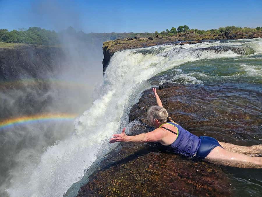 Victoria Falls: Devil's Pool High Tea - What the Devil’s Pool swim feels like