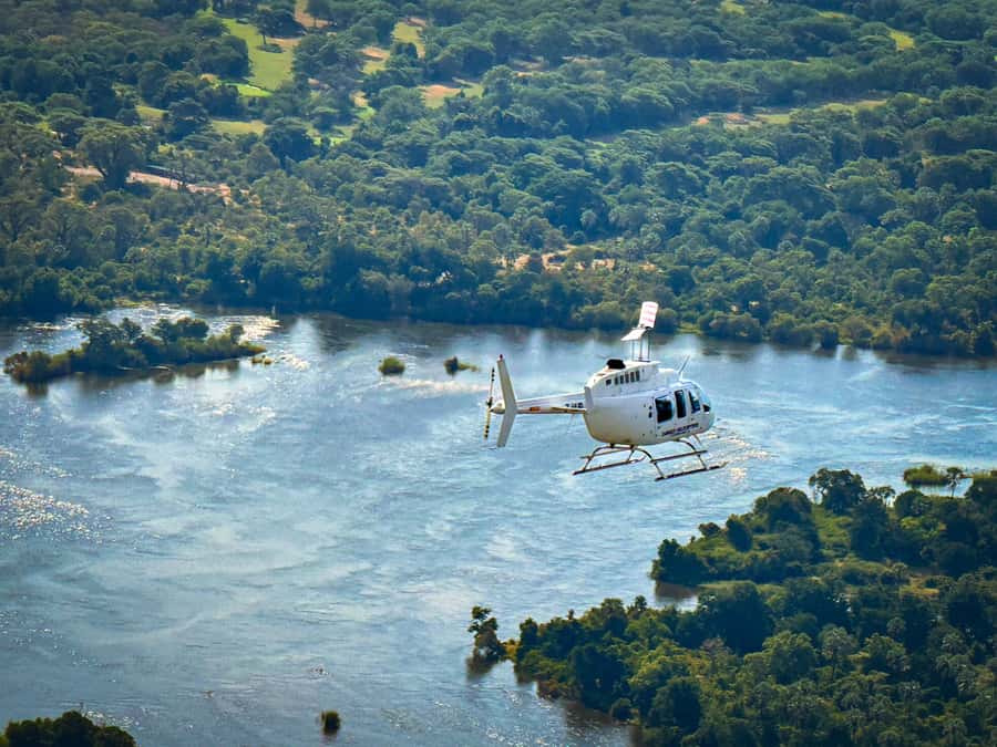 Victoria Falls:Explore the Zambezi Helicopter Experience - Why the Zambezi looks different from the air