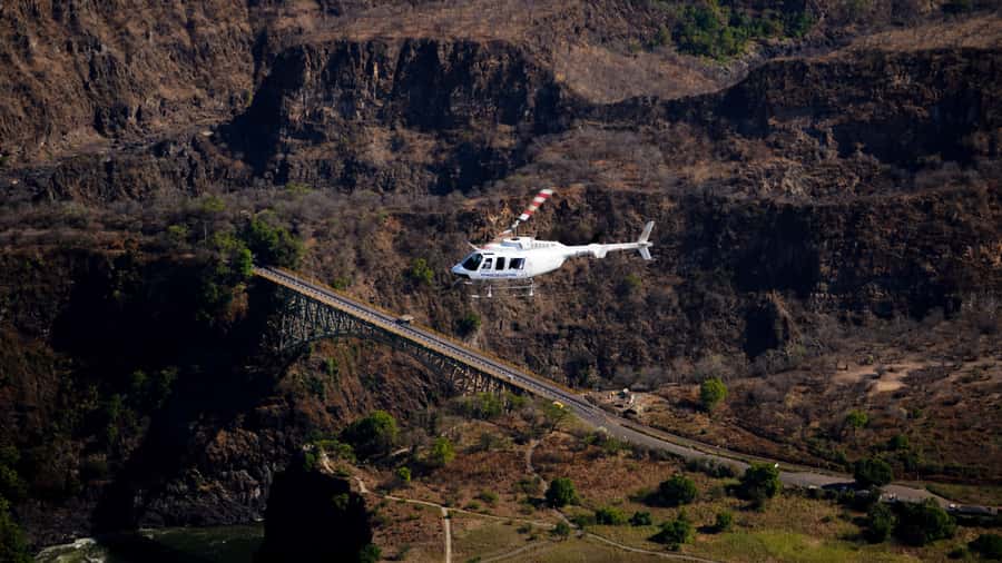 Victoria Falls: Flight of Angels Helicopter Experience - Bubble windows and the promise of a clear view