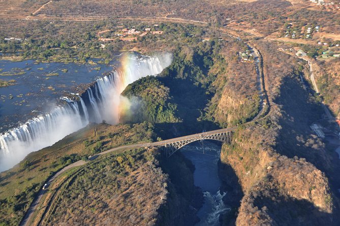Victoria Falls Flight of the Angels Helicopter Flight - Pickup, check-in, and the small-group setup
