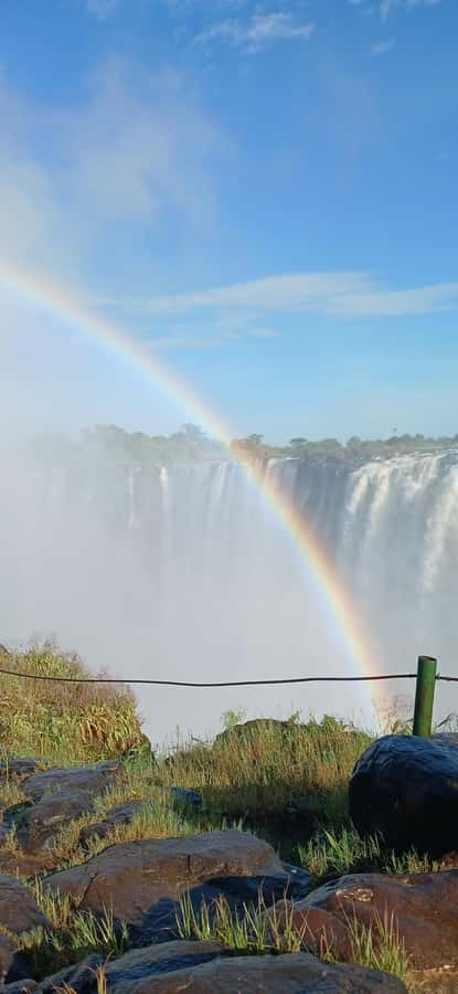 Victoria Falls: Guided Walking Tour - Rainbow Falls and the highest point of the route