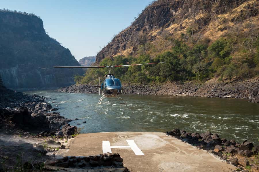 Victoria Falls Helicopter Flights - Seeing Victoria Falls from above