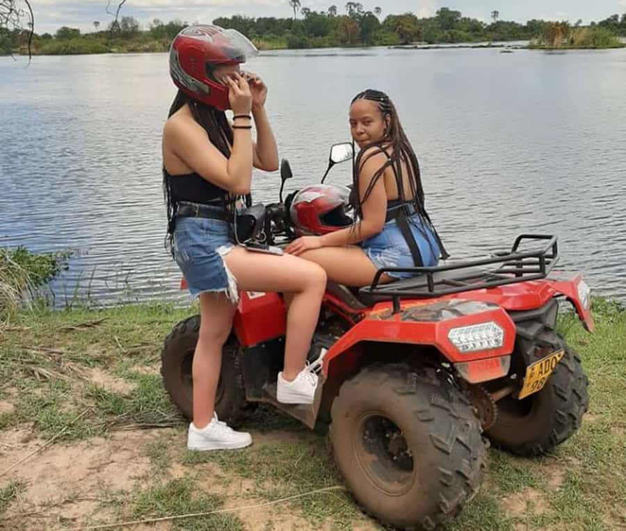 Victoria Falls Quad Bike Adventure - The one-hour ride through Victoria Falls National Park