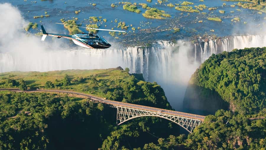 Victoria Falls: Scenic Helicopter Flight Over Victoria Falls - Victoria Falls from the sky