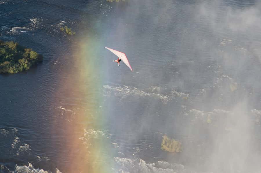 Victoria Falls: Scenic Microlight Flight - Seeing Victoria Falls from an open-air microlight