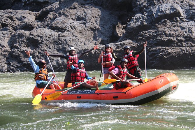 Whitewater Rafting Adventure on the Zambezi River, Victoria Falls Zimbabwe - The 7:30 am start and the long day ahead