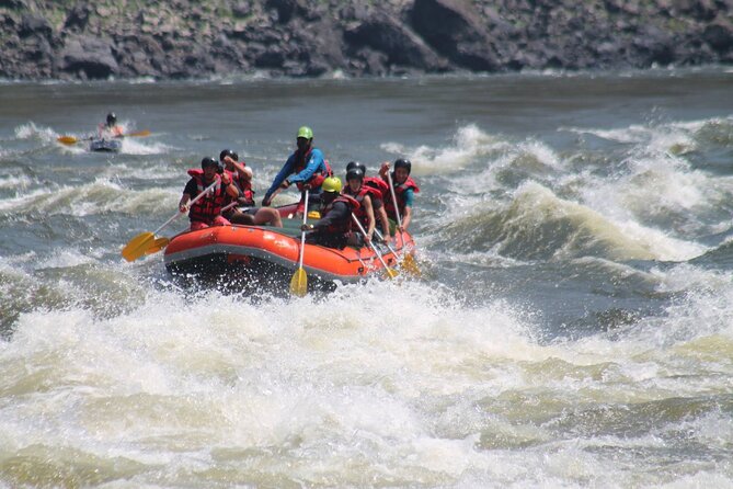 Whitewater Rafting Adventure on the Zambezi River, Victoria Falls Zimbabwe - Walking into the Batoka Gorge
