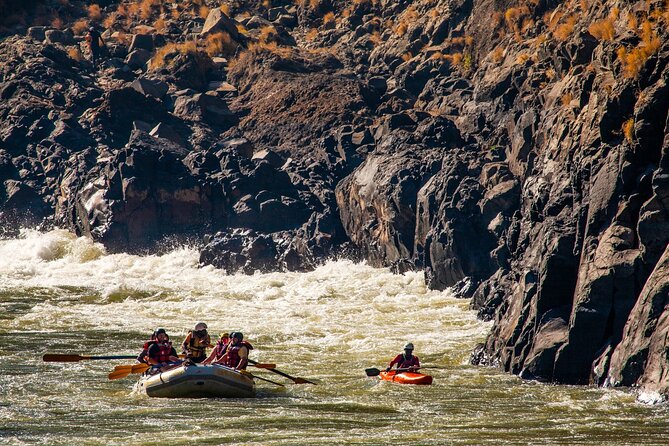 Whitewater Rafting on the Zambezi River from Victoria Falls - The steep climb out and the post-raft meal