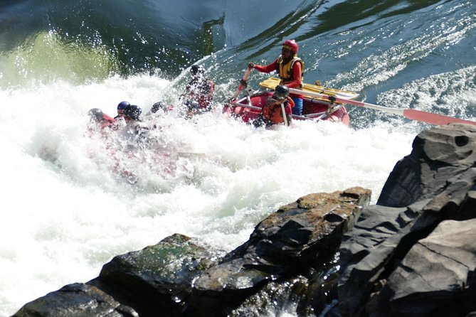 Zambezi River Class IV-V White-Water Rafting from Victoria Falls - The climb back up and the barbecue payoff