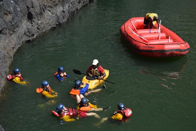 Zambezi River Class IV-V White-Water Rafting from Victoria Falls - Gear, briefing, and the steep walk down
