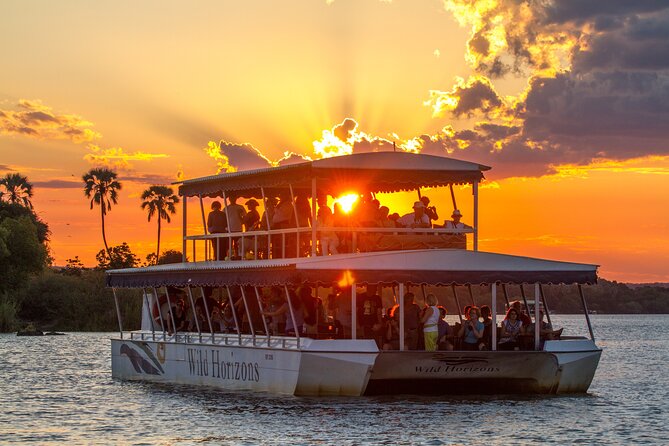 Zambezi River Sunset Cruise, from Victoria Falls, Zimbabwe - Setting out from Victoria Falls at 4 p.m.